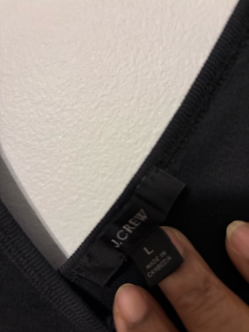 J. Crew Black V-Neck Tank Top - Picture 2 of 4